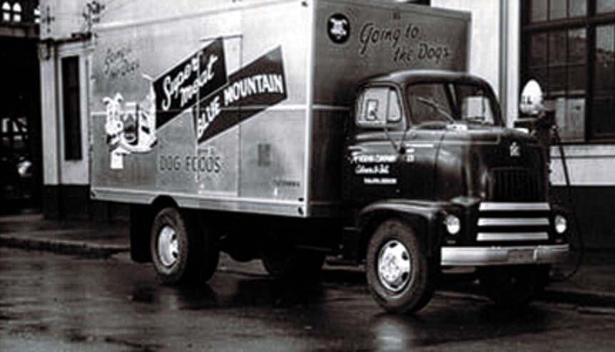 Willie Crosswary's first delivery truck