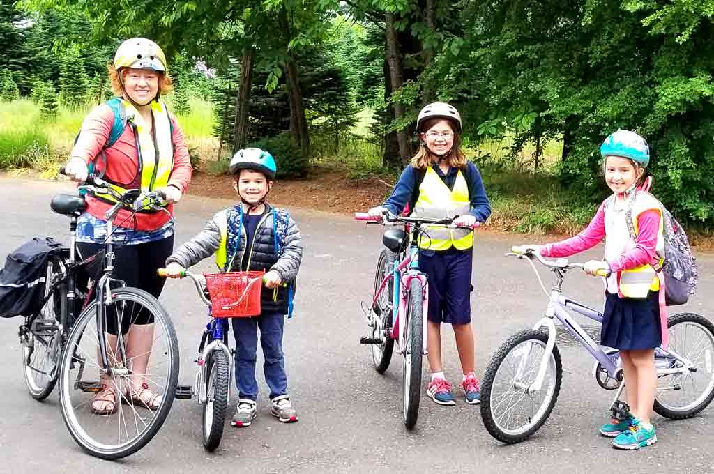 cycling with kids