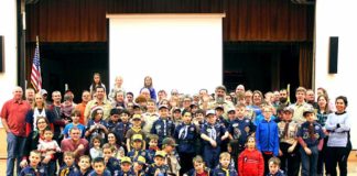Cub Scout Pack 35 donates to victims of Paradise Camp Fire