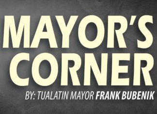 Mayor’s Corner: Introducing Mayor Frank Bubenik