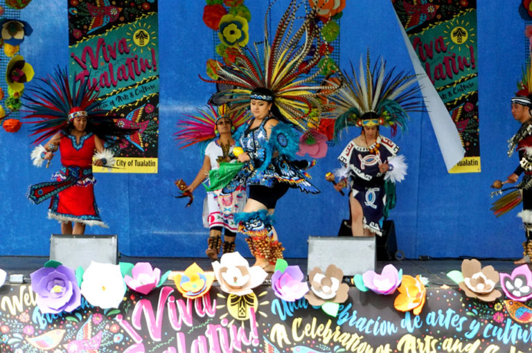 Danza Azteca, viva tualatin, arts and culture tualatin, artsplash