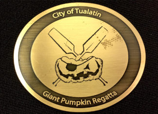Medallion Hunt giant pumpkin regatta medallion