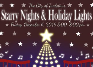 Starry Nights and Holiday Lights Tualatin Commons, City of Tualatin, Starry Nights and Holiday Lights