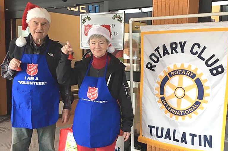 The Tualatin Rotary is an All Season Santa