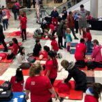 TVF&R, Tigard Police and Valley Catholic teach Hands-Only CPR at Washington Square Mall