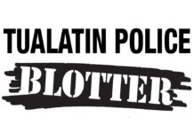 Tualatin Police Blotter: April 2021