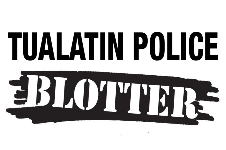 Tualatin Police Blotter: March-April 2022