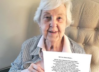 King City Senior Village Residents Combat COVID Fatigue with Poetry Will the Lilacs Bloom, by Peggy Taylor.