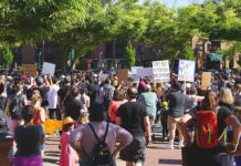 City Signs onto Obama’s ‘Mayor’s Pledge’ June 2 Tualatin BLM Protest. Tualatin Life file photo.