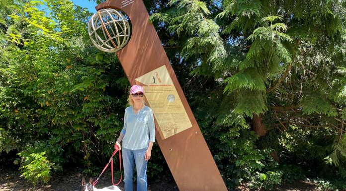 Willamette Meridian Line, an important survey marker in Tualatin
