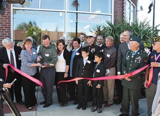 New Tualatin Post Home Aims for the Future Ribbon cutting anchored by State Senator Richard Devlin and Post Commander.
