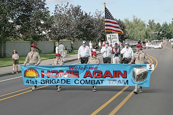 Photos are from the last “Home Again Parade” August 2007.