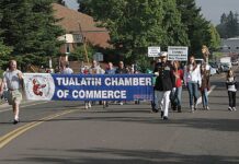 Veteran Benefits – A Historical View The Welcome Home Parade on September 11th was a great success. Pictured are Dale Potts, left, and retired Marine Lt. Colonel Norb Murray of Tualatin. He was a Helicopter pilot in Vietnam and went on to be the personal helicopter pilot for three US Presidents.