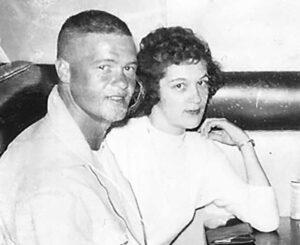 Herbert and Beverley in 1955, year they were married.