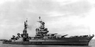 Sinking of Navy Heavy Cruiser USS Indianapolis Terrible Tragedy Indianapolis carried atom bomb components across Pacific Ocean.