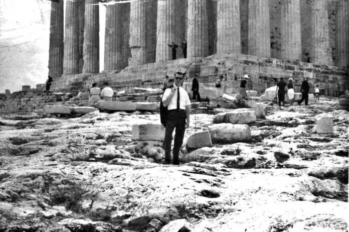 Dave at The Acropolis in Athens, Greece.
