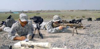 While serving as Army sniper, Tualatin Soldier had leg amputated from ambush in Afghanistan. After recovering, he made the choice to remain on active duty rather than take a medical discharge Joel and sniper partner Rich Raineri familiarizing themselves with XM-110 SASS; they were the first to use this rifle in combat in Afghanistan.