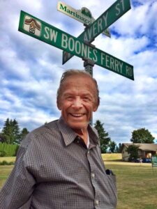 Gordon on corner of Boones Ferry and Avery. When growing up there, it was not yet inside Tualatin City limits.