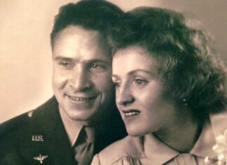 B-17 co-pilot Bradley Summers’ Memoirs provide details about his 22 month captivity as a POW in German Stalag 111 Prison Camp. Fortunate to receive humane treatment Bradley and wife Rachel.