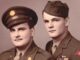 Two brothers each received Purple Heart in famous WWII battles, One in Iwo Jima in South Pacific; other in the Battle of the Bulge Brothers George (on right) and LeRoy Anderson