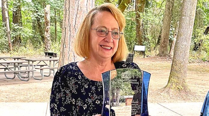 Marianne Potts Honored for Serving 27 Years on CPAH Board Marianne Potts