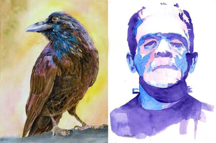 Crow and Frankenstein's Monster