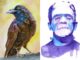 What do you get when you mix up science and art? Crow and Frankenstein's Monster