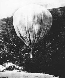 Japan bomb that David investigated was in a rice paper bag hanging in a tree by cords, part of a cluster below balloon.  A similar bomb killed six people in 1945 near Bly, Oregon, the only WWI combat casualties in the US. 