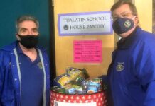 Tualatin Kiwanis Lauch Holiday Food Drive