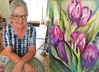 Summer Art Show at Tualatin Library features watercolors of Nola Pear
