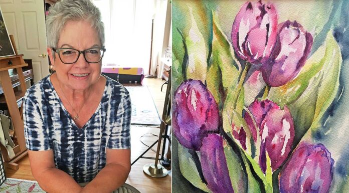 Summer Art Show at Tualatin Library features watercolors of Nola Pear