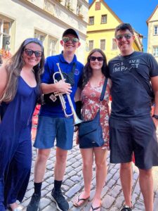 Cohen Velazquez’s parents and sister met him for the final stop on the Oregon Ambassadors of Music Tour. The family reunited at the end of Cohen’s tour to take in more of Europe before returning home to Tualatin.