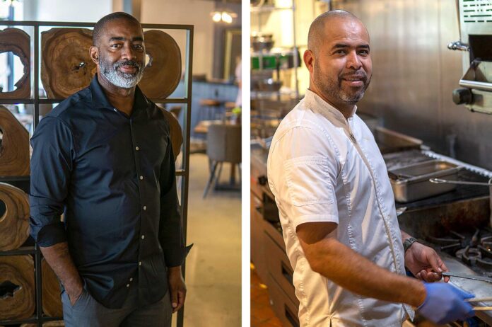 General Manager Deshawn Butler (left) and Executive Chef Adrian.