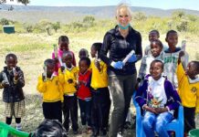 One World Brigades building school and community center in Kenya