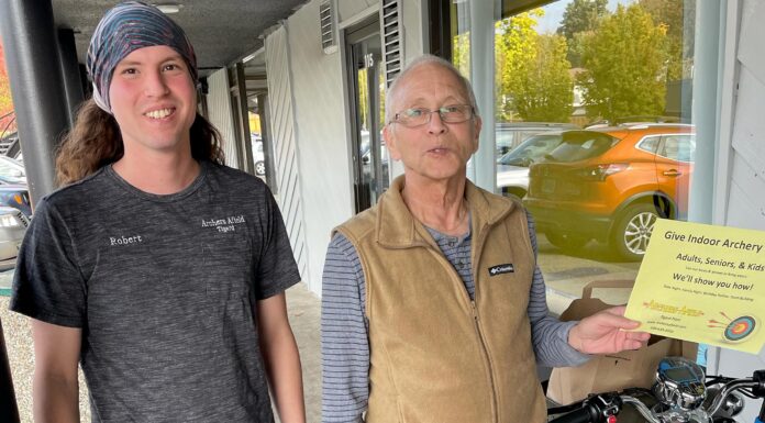 Archer’s Afield hits the mark for fun Father and son team Jim (right) and Robert Kneeland