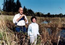 Althea Pratt-Broome’s Legacies Live On Jack Broome and Althea Pratt-Broome walk through the Wetlands Conservancy land at Hedges Creek in Tualatin.
