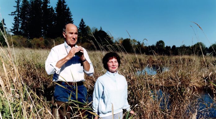 Althea Pratt-Broome’s Legacies Live On Jack Broome and Althea Pratt-Broome walk through the Wetlands Conservancy land at Hedges Creek in Tualatin.
