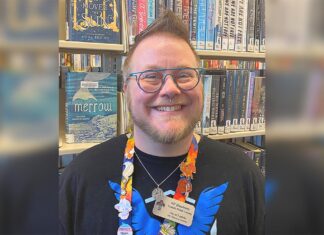 Makerspace leader Kit Lorelied named Employee of the Year Kit Lorelied