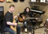 Tualatin Business Spotlight: King City Guitar Ben Rector (left) with student at King City Guitar.