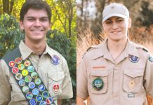 Scouts: Making a Difference in our Community Matt Hines (left) and Judah Kester