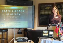 Come for Lunch, Stay for Camaraderie and Inspiration State Librarian of Oregon Wendy Cornelisen.