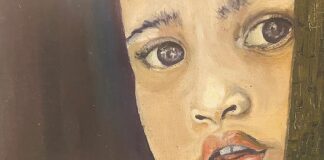 Erick Rodriguez, Criollo Artist on Display at the Tualatin Library La niña venezolana (The Venezuelan little girl), Erick Rodriguez