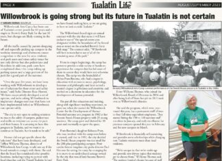 Opinion: Willowbrook Arts Camp Future in Tualatin