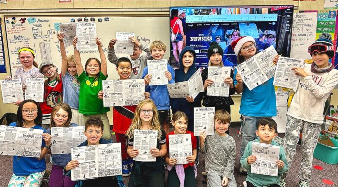Extra! Extra! Barking Bulldog publishes first issue at Bridgeport Elementary!