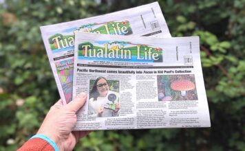 Help us make sure your Tualatin Life issue is delivered each month!