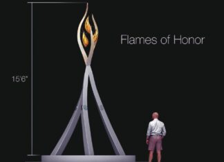 Veterans Plaza construction nearing completion, public art coming by Spring