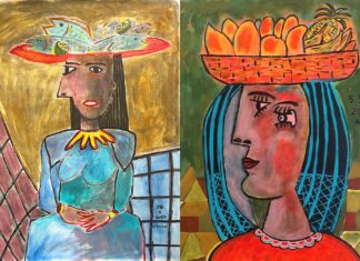 Interview with artist Alvaro Tarrago, now on display at the Tualatin Library