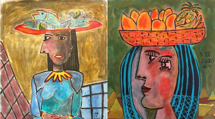 Interview with artist Alvaro Tarrago, now on display at the Tualatin Library