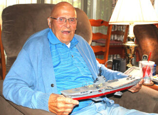 WWII Navy veteran is honored twice on Veterans Day