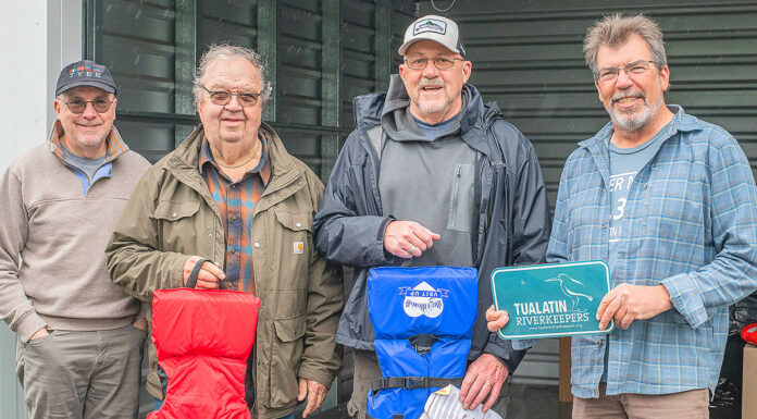 Tualatin River Keepers gather life jackets for the 2025 season